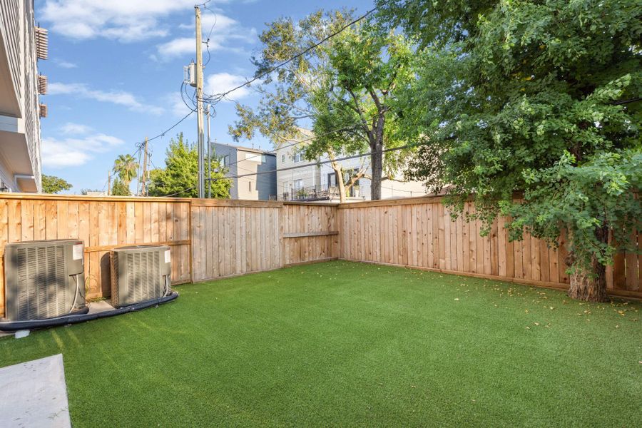 Exterior details and patio area of a home in , Houston (Image 3). Exterior details and patio area of a home in , Houston (Image 3).