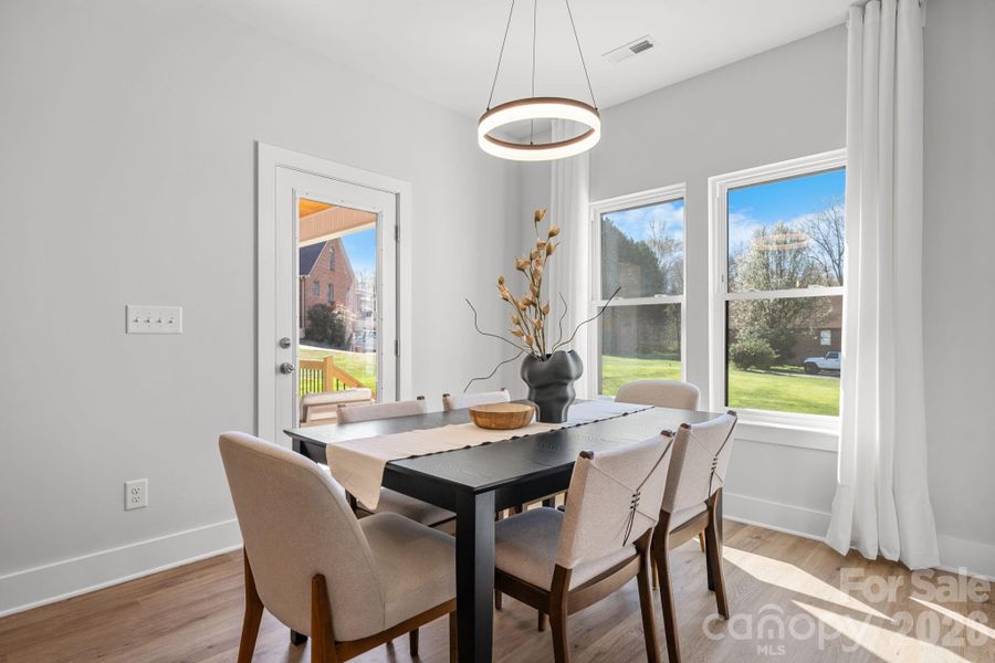 Furnished interior view inside a new home in , Conover (Image 15).