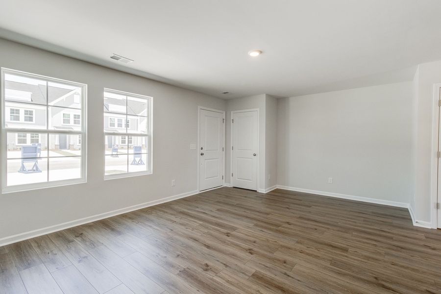 Spacious, unfurnished interior of a new home in Astoria, Columbia (Image 15). Spacious, unfurnished interior of a new home in Astoria, Columbia (Image 15).
