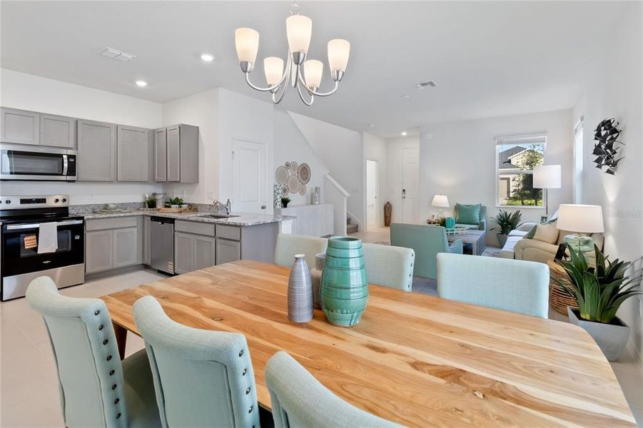 Furnished interior view inside a new home in Bellaviva III at Westside, Davenport (Image 11). Furnished interior view inside a new home in Bellaviva III at Westside, Davenport (Image 11).