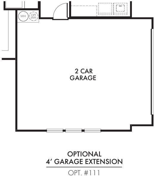 4′ Garage Extention 4′ Garage Extention