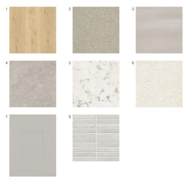 7309 Kurth Lane design selections! This home is currently under construction and selections are subject to change