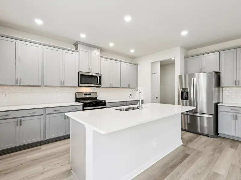 Furnished interior view inside a new home in Creekside at Oxford Park, Fairburn (Image 6).