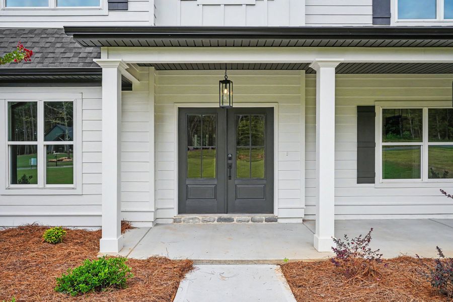 Exterior details and patio area of a home in Flint Farms, Concord (Image 3).
