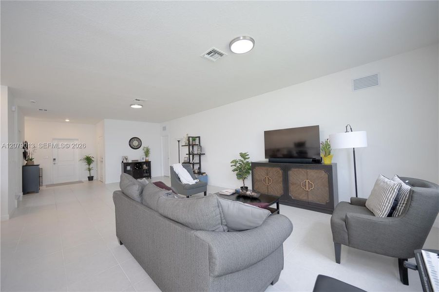Furnished interior view inside a new home in , Miami (Image 12).