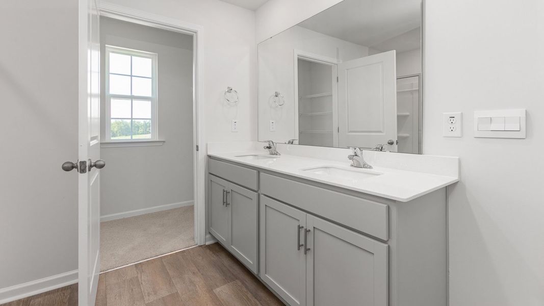 Representative furnished interior of a home built from the Hayden by D.R. Horton in Country Creek, Lexington (Image 10).