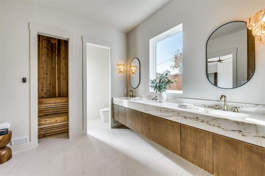 Furnished interior view inside a new home in , Dallas (Image 7).