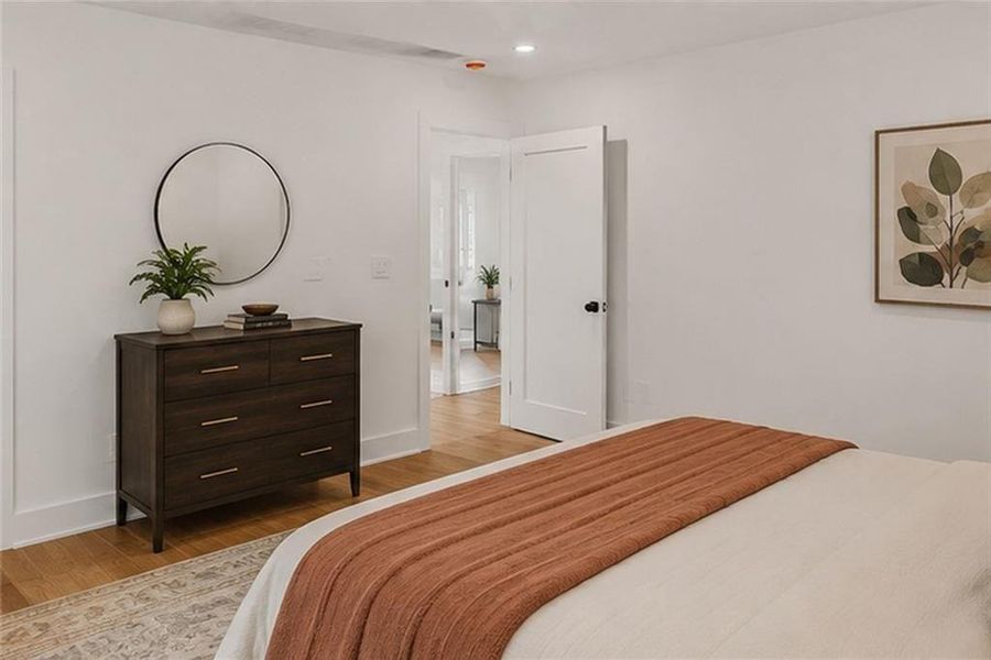 Furnished interior view inside a new home in , Atlanta (Image 39).
