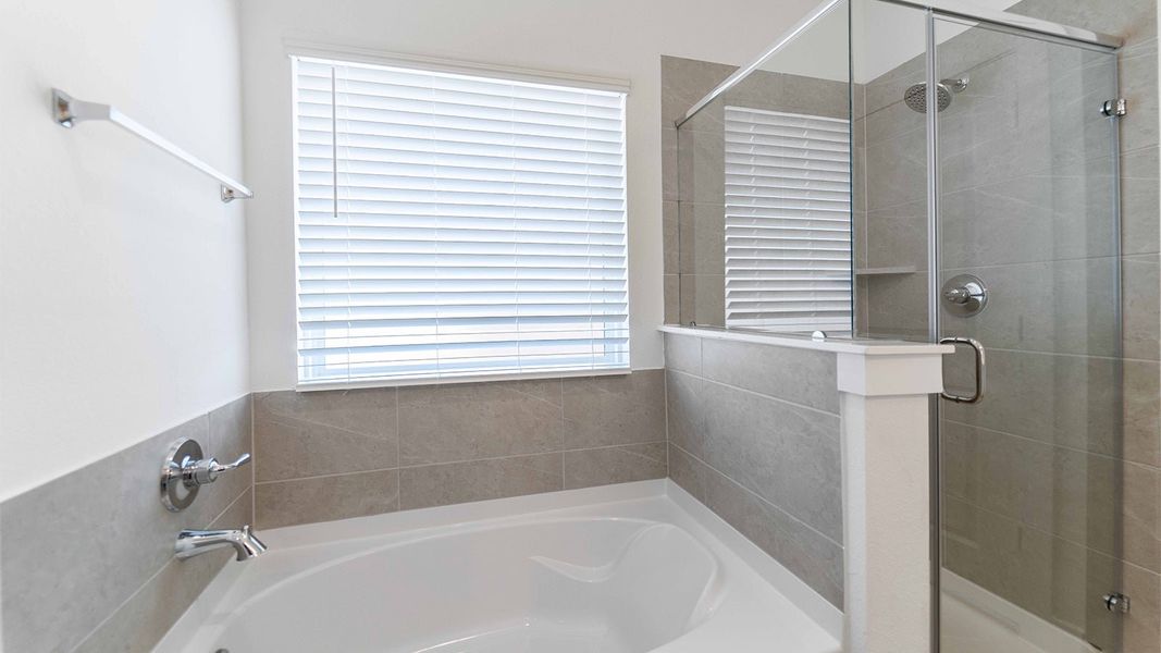 Furnished interior view inside a new home in Massey Oaks, Pearland (Image 6).