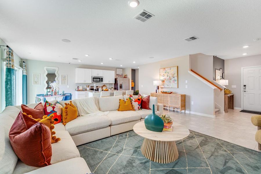 Furnished interior view inside a new home in Palm Wind, Hudson (Image 9).