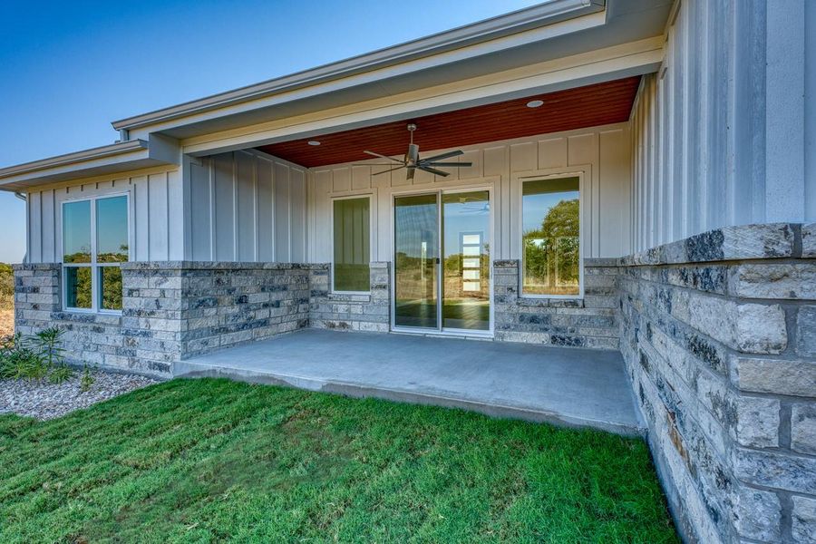 Exterior details and patio area of a home in , Horseshoe Bay (Image 2). Exterior details and patio area of a home in , Horseshoe Bay (Image 2).