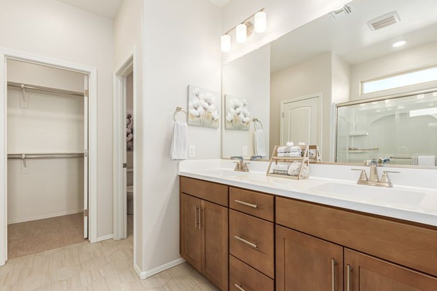 Representative furnished interior of a home built from the Hermosa by Courtland Communities in Maple at North Copper Canyon, Surprise (Image 4).