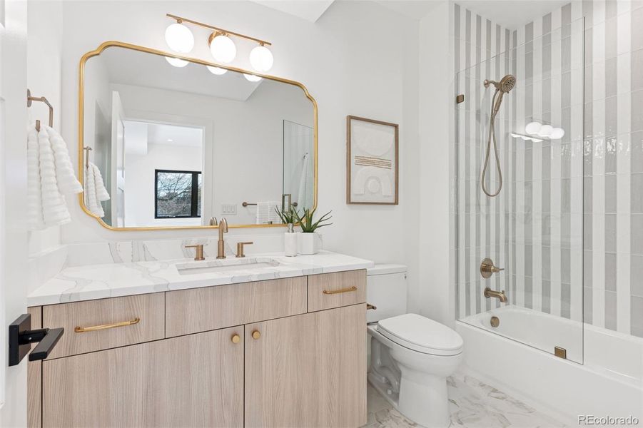 Furnished interior view inside a new home in , Denver (Image 19).