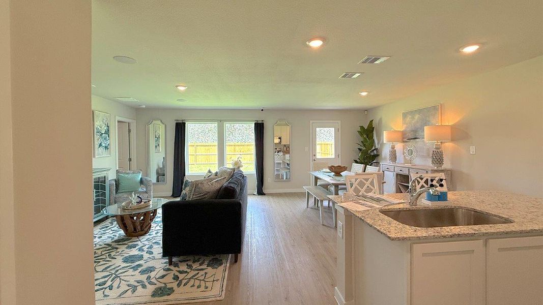 Furnished interior view inside a new home in Kokomo, Rockport (Image 3).