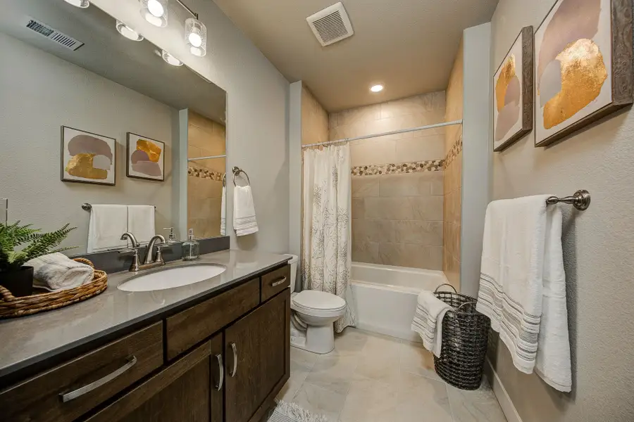 Representative furnished interior of a home built from the The Devon by Landmark Homes in The Lakes at Centerra, Loveland (Image 32). Representative furnished interior of a home built from the The Devon by Landmark Homes in The Lakes at Centerra, Loveland (Image 32).