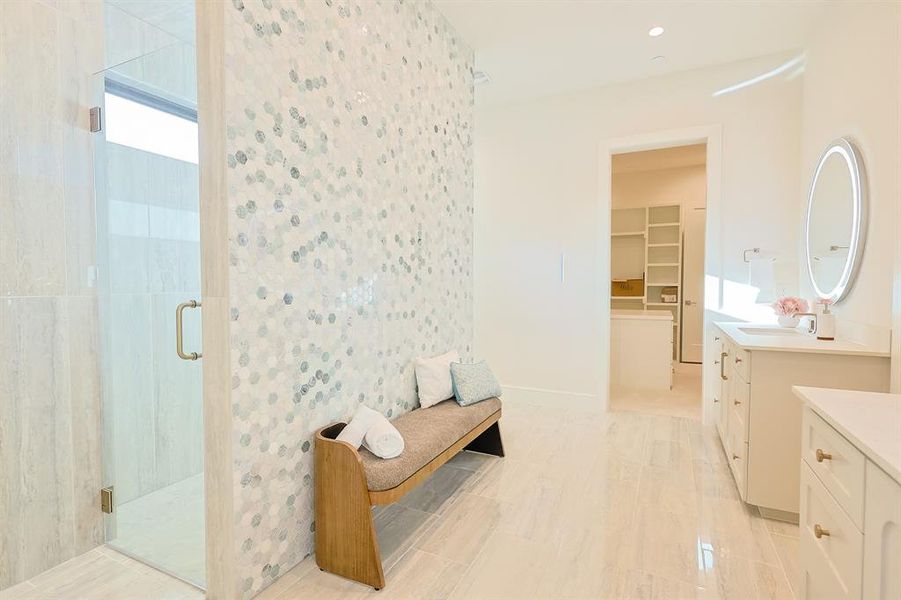 Furnished interior view inside a new home in Dove Station, Grapevine (Image 11).