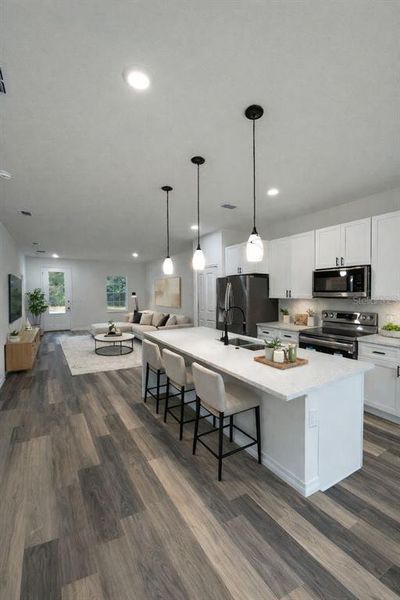 Furnished interior view inside a new home in , Ocala (Image 3). Furnished interior view inside a new home in , Ocala (Image 3).