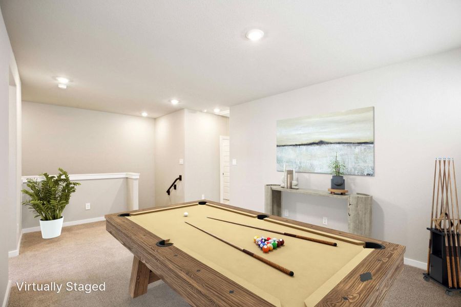 Photo is not of the actual home, but is an inspirational photo of builder’s model home and may depict options, furnishings, and/or decorator features that are not included