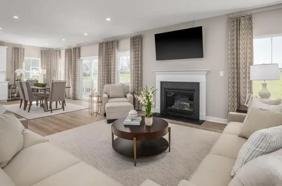Furnished interior view inside a new home in , Commerce (Image 10).