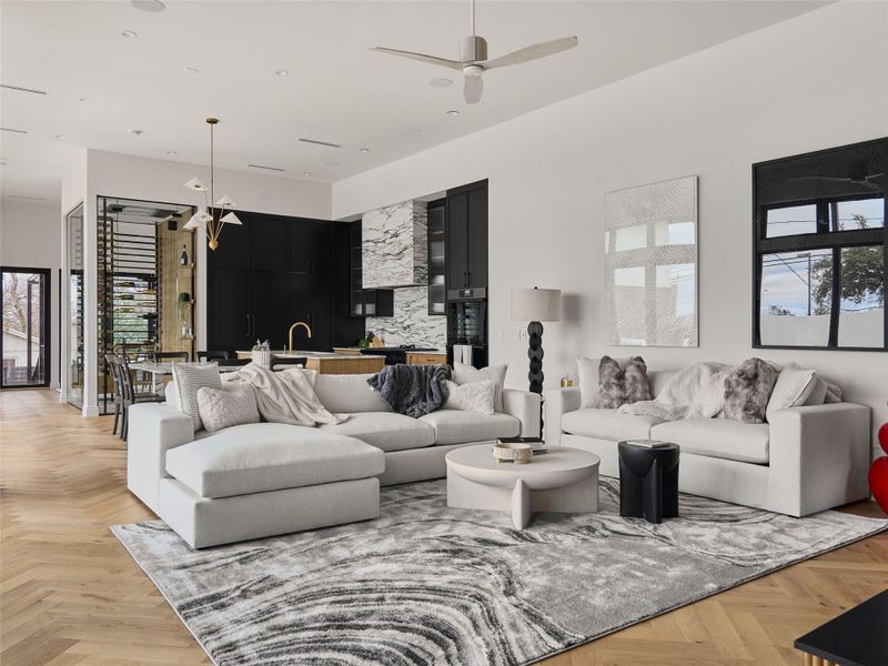 Furnished interior view inside a new home in , Austin (Image 11).