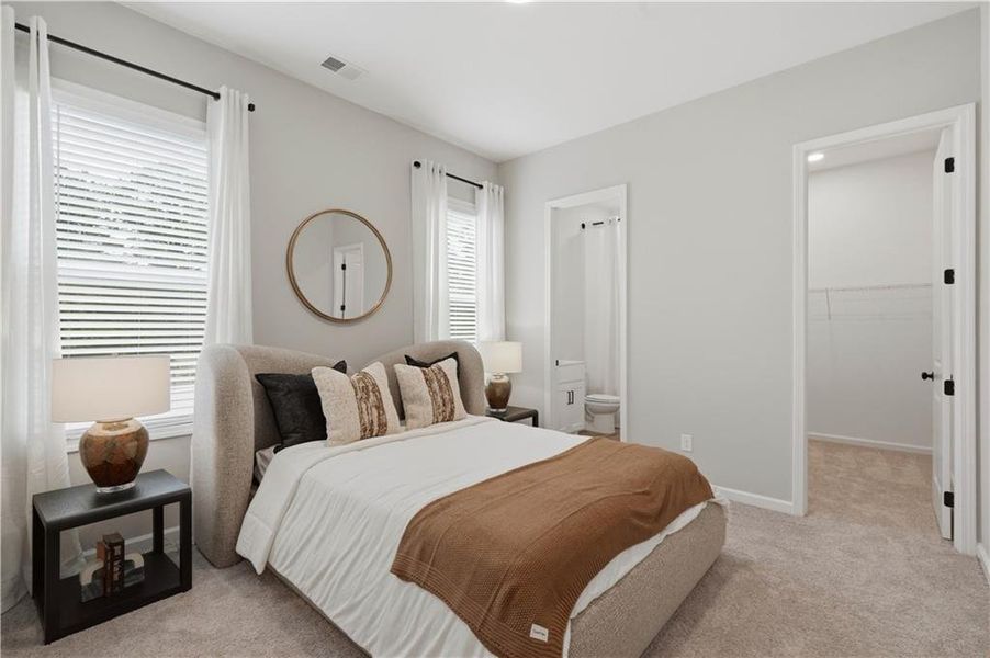 Furnished interior view inside a new home in The Stables at Ewing Chapel, Dacula (Image 18).