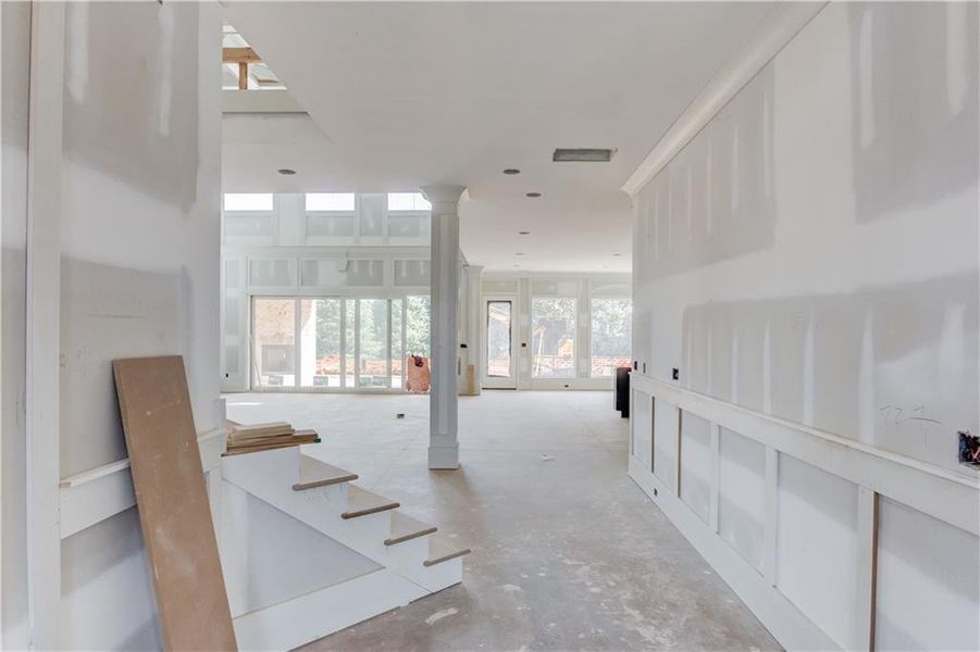 In-progress construction of a new home in , Buford, GA (Image 18).