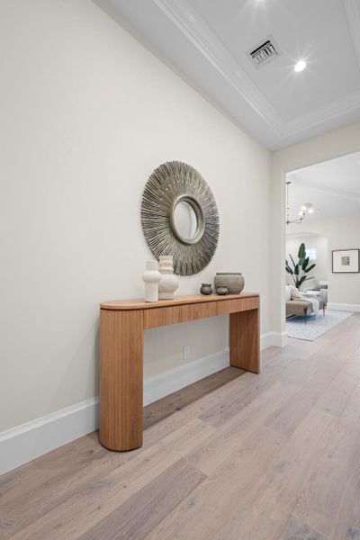 Furnished interior view inside a new home in , Delray Beach (Image 24). Furnished interior view inside a new home in , Delray Beach (Image 24).