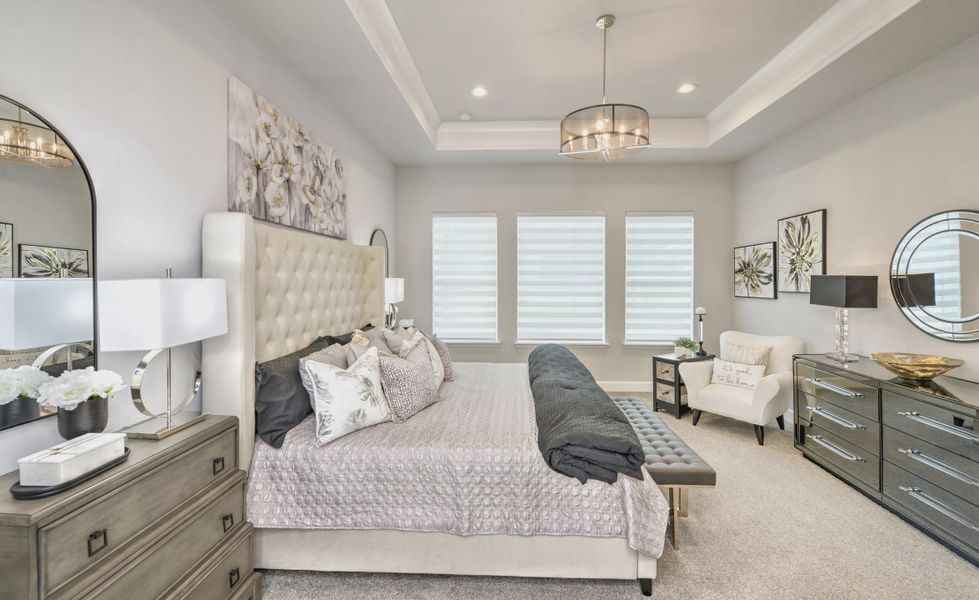 Furnished interior view inside a new home in Plantation Bay, Ormond Beach (Image 28).