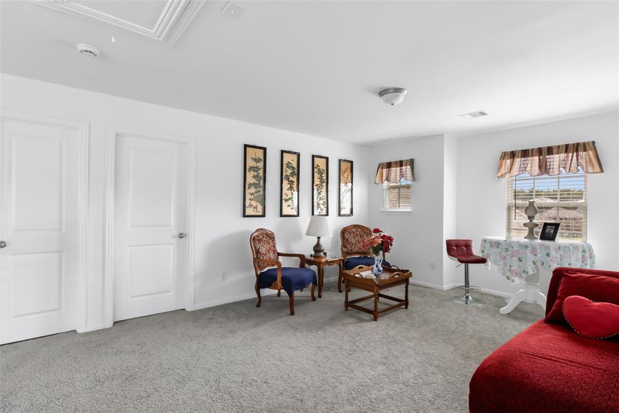 Furnished interior view inside a new home in , Houston (Image 18). Furnished interior view inside a new home in , Houston (Image 18).