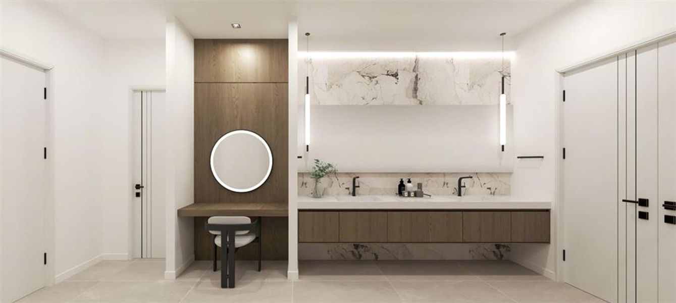 Furnished interior view inside a new home in , Heath (Image 7). Furnished interior view inside a new home in , Heath (Image 7).