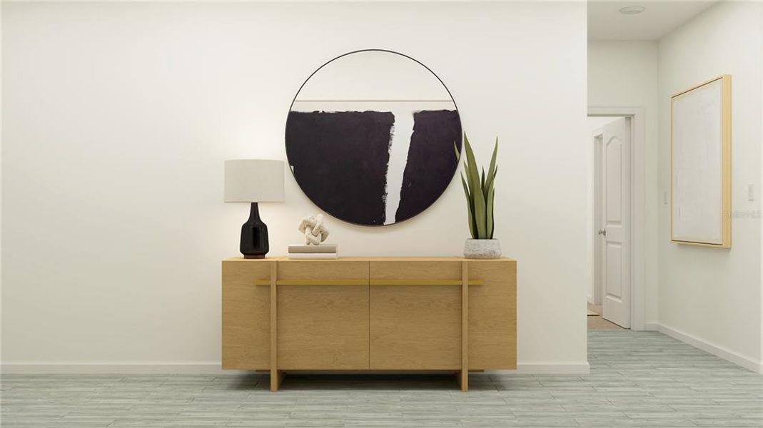 Furnished interior view inside a new home in Trailhead Landing: Trailhead Landing 50s, Alachua (Image 8).