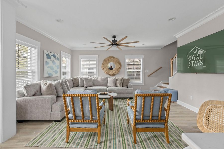 Furnished interior view inside a new home in , Edisto Island (Image 42).