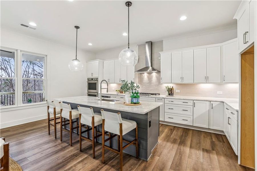 Furnished interior view inside a new home in , Dawsonville (Image 40).