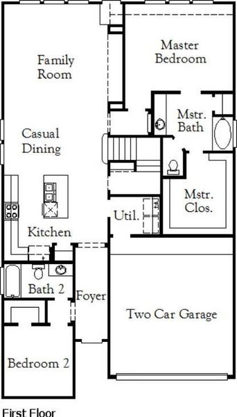 2D floor plan layout of this home in Pomona, Manvel, TX (Image 2). 2D floor plan layout of this home in Pomona, Manvel, TX (Image 2).