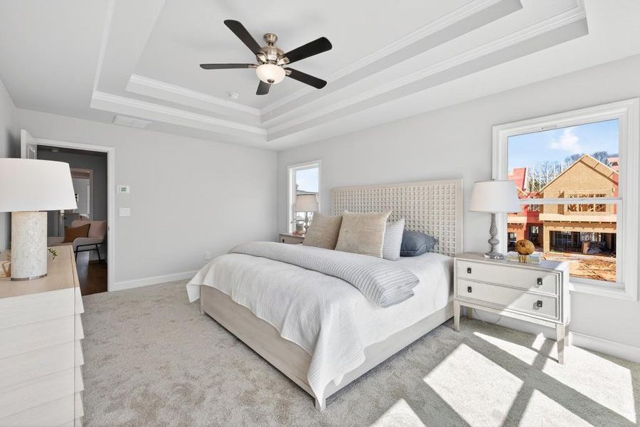 Furnished interior view inside a new home in , Suwanee (Image 21).