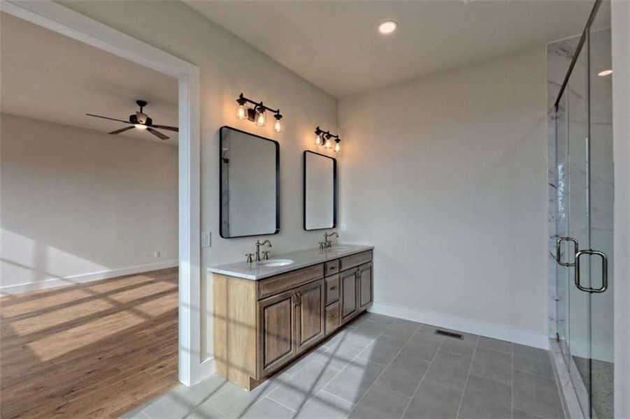 Furnished interior view inside a new home in , Clayton (Image 33).