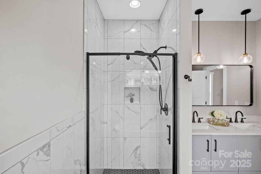 Furnished interior view inside a new home in , Asheville (Image 11).