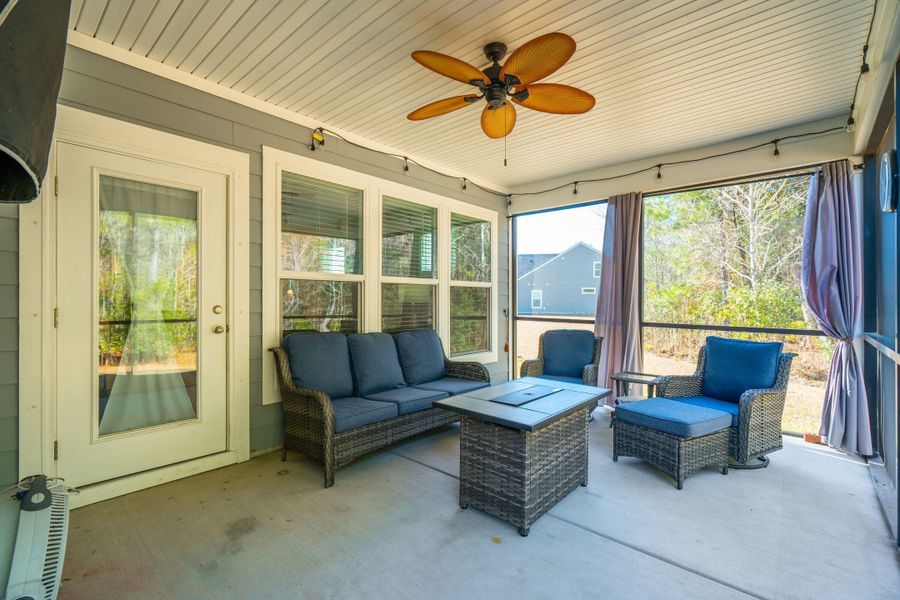 Exterior details and patio area of a home in , Johns Island (Image 29). Exterior details and patio area of a home in , Johns Island (Image 29).