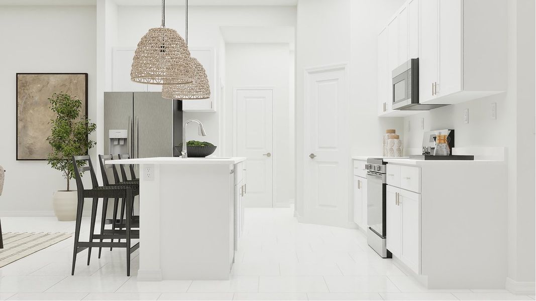 Florida Core P032 Driftwood Kitchen 2of2 F1 Base2