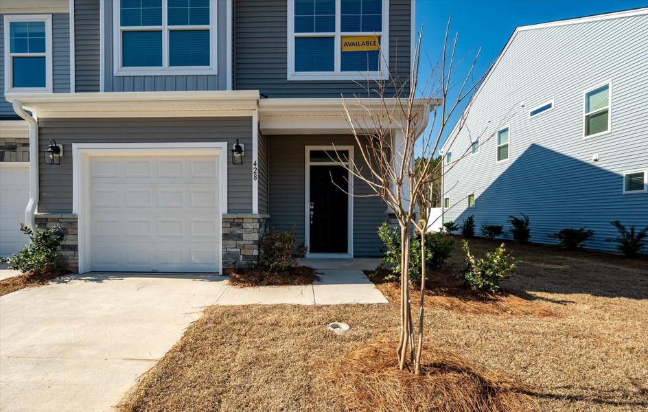 Exterior details and patio area of a home in The Landings at Montague, Goose Creek (Image 29).