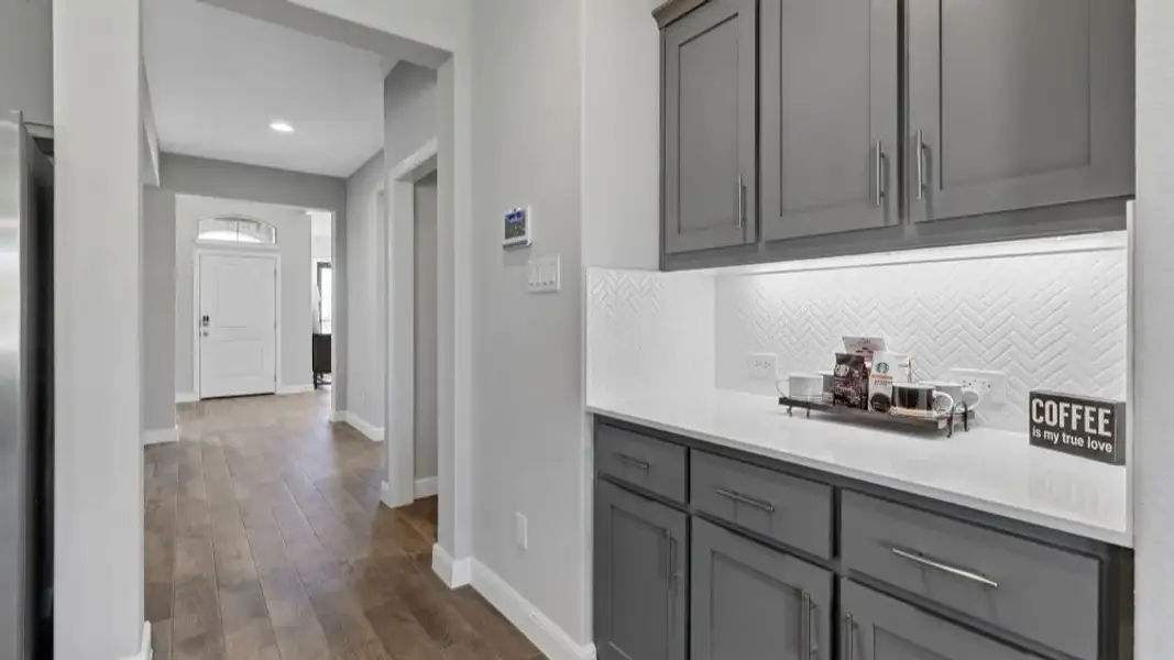 Furnished interior view inside a new home in Bluestem, Rhome (Image 11).