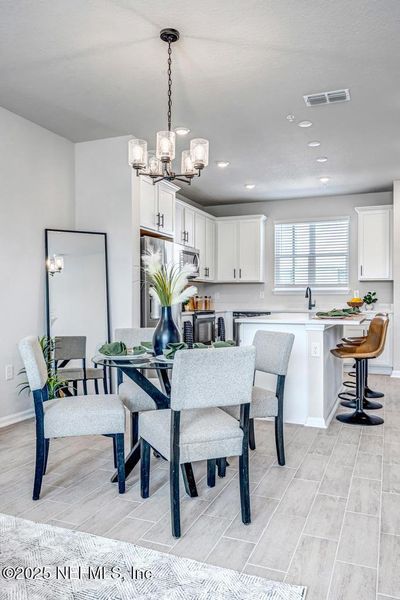 Furnished interior view inside a new home in , Jacksonville (Image 17).