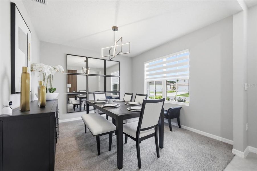 Furnished interior view inside a new home in Edgemont at Serenoa, Clermont (Image 14).
