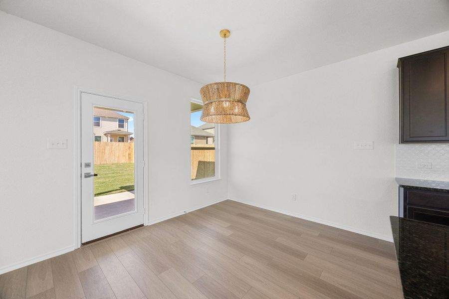 Spacious, unfurnished interior of a new home in Salerno - Heritage Collection, Round Rock (Image 15). Spacious, unfurnished interior of a new home in Salerno - Heritage Collection, Round Rock (Image 15).