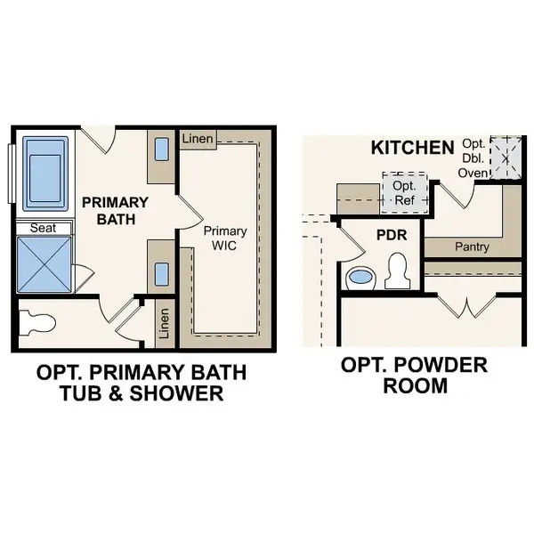 2D floor plan layout for the Aiken by Century Communities in Overland Grove, Forney, TX (Image 4).