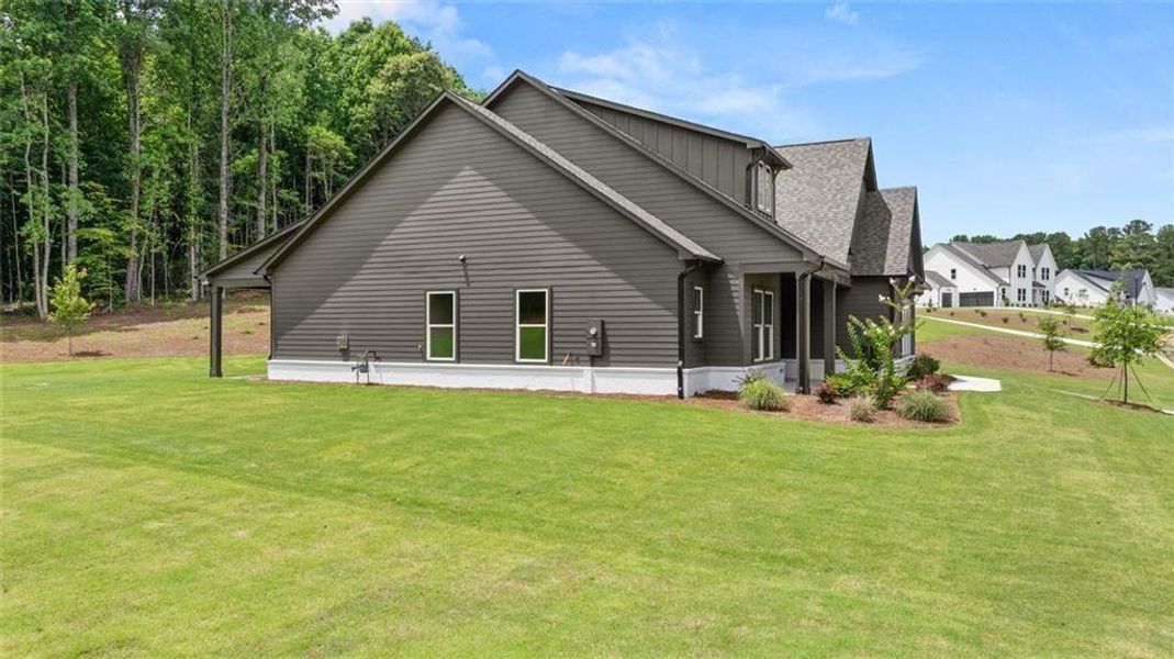 Exterior details and patio area of a home in , Gainesville (Image 22).