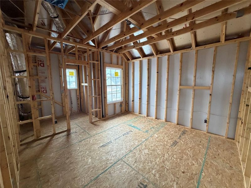 In-progress construction of a new home in Lariat, Liberty Hill, TX (Image 24).