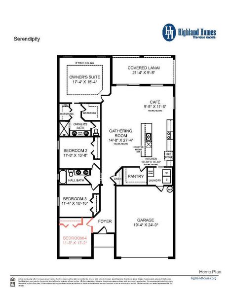 Serendipity - Home Layout