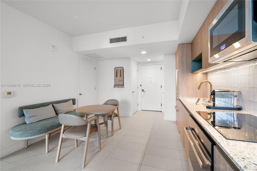 Furnished interior view inside a new home in , Miami (Image 5). Furnished interior view inside a new home in , Miami (Image 5).