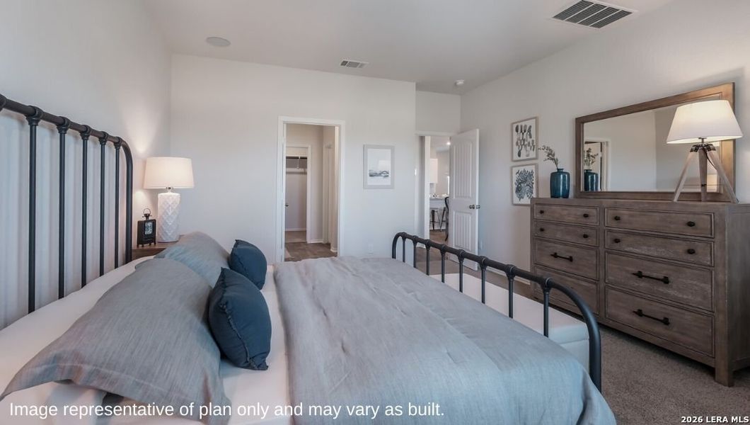 Furnished interior view inside a new home in Blue Ridge Ranch, San Antonio (Image 15).